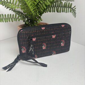 Vera Bradley Wristlet Wallet Floral Houndstooth Quilted Boho Preppy‎ Vintage